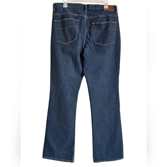 Lauren Ralph Lauren Jeans Dark Blue Full leg size 12 - Picture 2 of 6